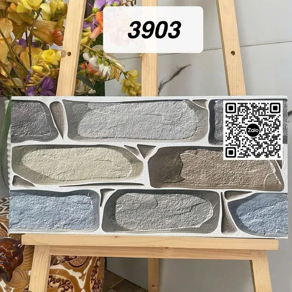 Gạch Men 30x60 Ốp Dán Trang Trí đá ghép 3903