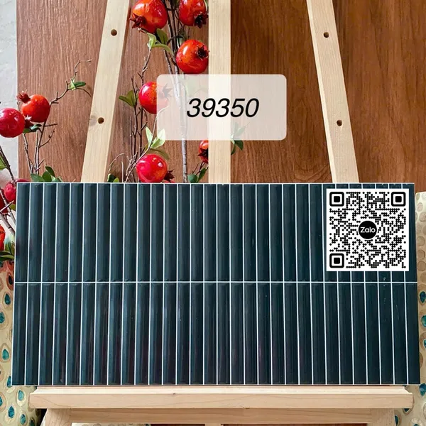 Gạch Men 30x60 Ốp Dán Trang Trí giả thẻ đen 39350