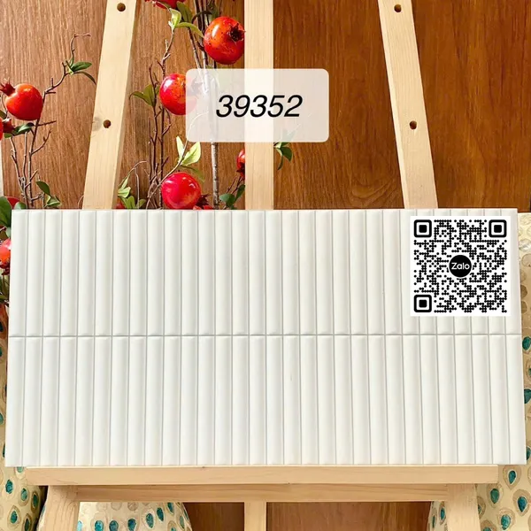 Gạch Men 30x60 Ốp Dán Trang Trí giả thẻ trắng 39352