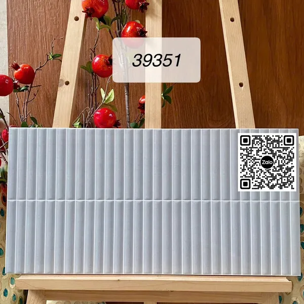 Gạch Men 30x60 Ốp Dán Trang Trí giả thẻ xám 39351