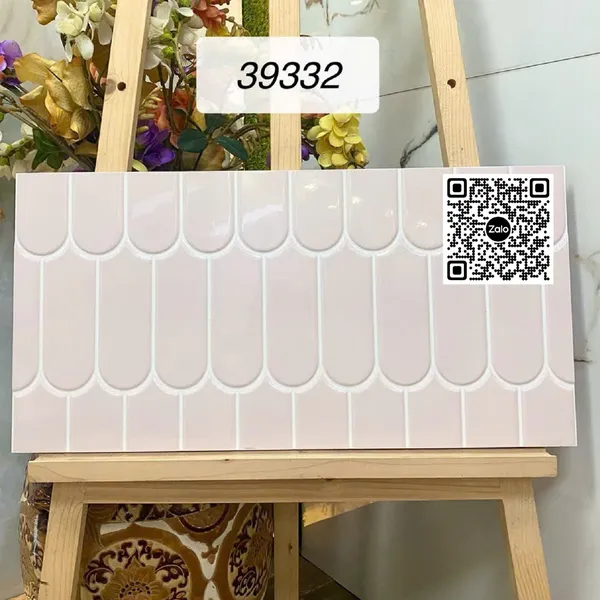 Gạch Men 30x60 Ốp Dán Trang Trí lông vũ hồng 39332
