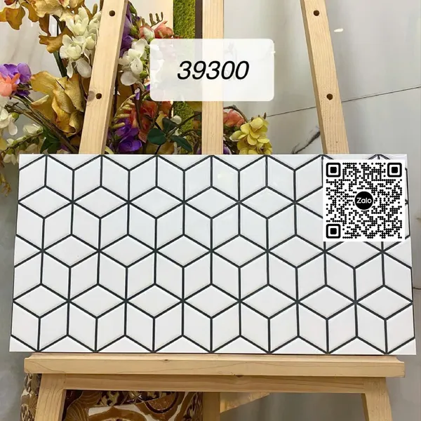 Gạch Men 30x60 Ốp Dán Trang Trí lục giác trắng 39300