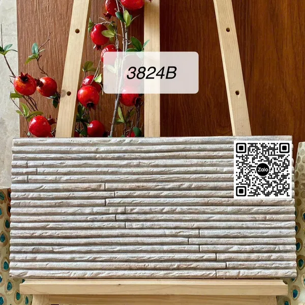 Gạch Men 30x60 Ốp Dán Trang Trí sọc ngang 3824B
