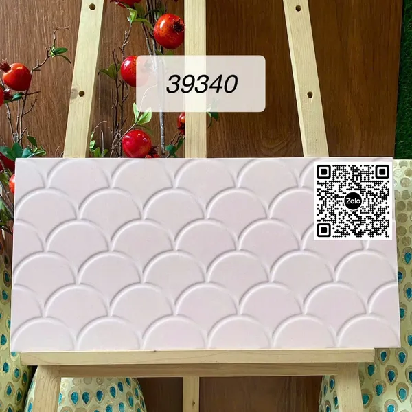 Gạch Men 30x60 Ốp Dán Trang Trí vảy cá hồng 39340