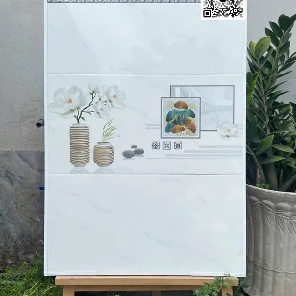 Gạch Men 30x60 Ốp Tường Giá Rẻ trắng vân khói