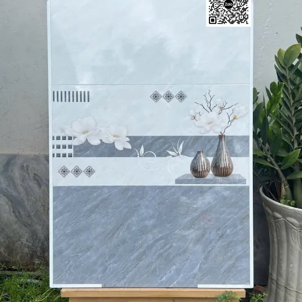 Gạch Men 30x60 Ốp Tường Giá Rẻ xám vân đá