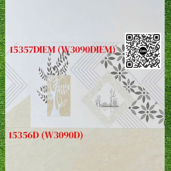 Gạch Men 30x60 Ốp Tường Giá Rẻ kem vàng 15355