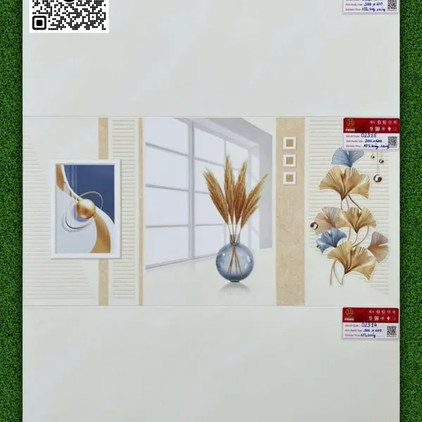 Gạch Men 30x60 Ốp Tường Prime Giá Rẻ kem vàng 02313