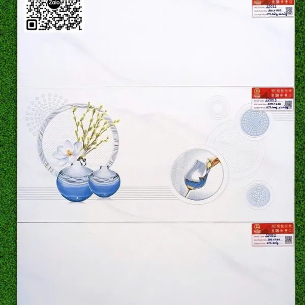 Gạch Men 30x60 Ốp Tường Prime Giá Rẻ trắng vân khói 22011