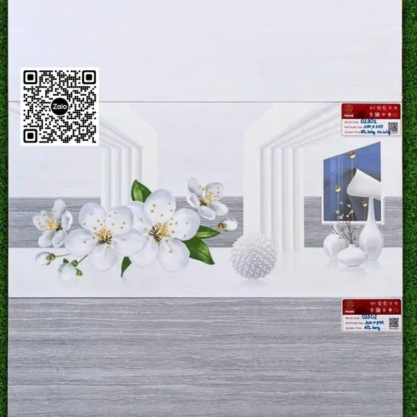 Gạch Men 30x60 Ốp Tường Prime Giá Rẻ vân gỗ xám 02300