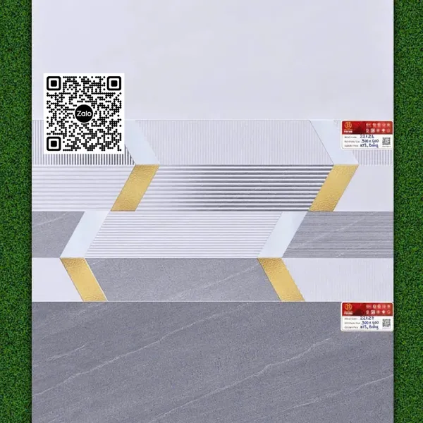 Gạch Men 30x60 Ốp Tường Prime Giá Rẻ xám vân trắng 22125