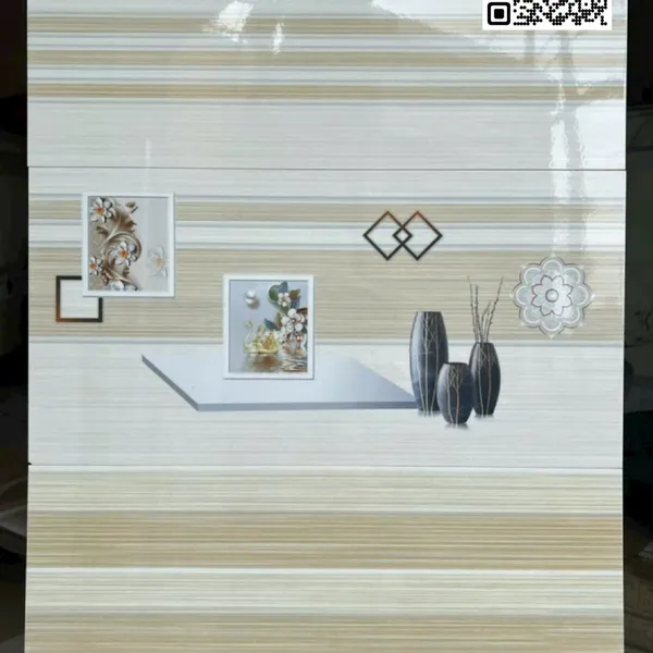 Gạch Men 30x60 Ốp Tường Giá Rẻ sọc ngang vàng KR3672