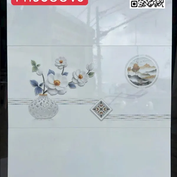 Gạch Men 30x60 Ốp Tường Giá Rẻ trắng trơn PH3600V5