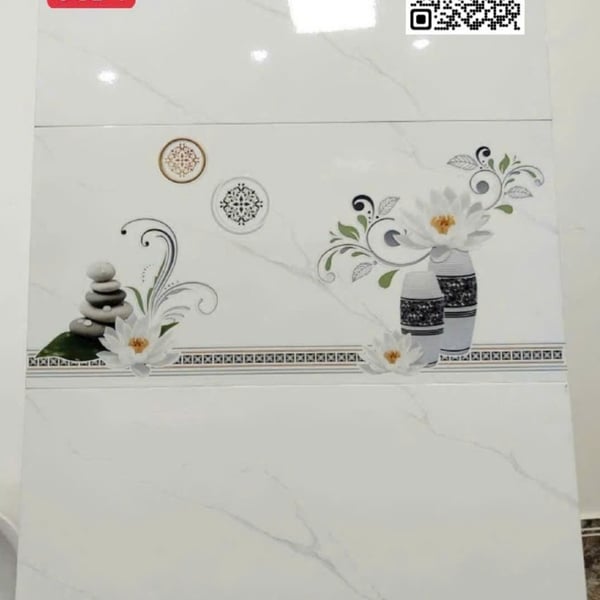 Gạch Men 30x60 Ốp Tường Giá Rẻ trắng vân khói 3624