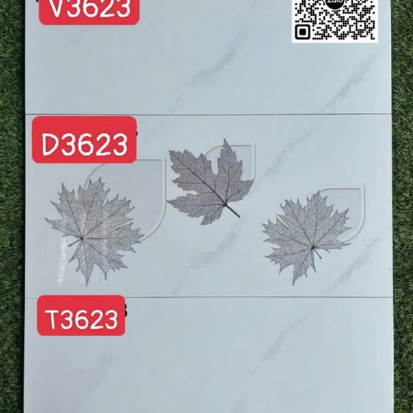 Gạch Men 30x60 Ốp Tường Giá Rẻ trắng vân khói V3623