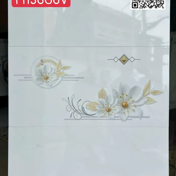 Gạch Men 30x60 Ốp Tường Giá Rẻ trắng vân mây PH3606