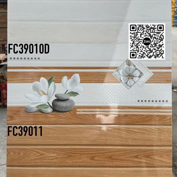 Gạch Men 30x60 Ốp Tường Giá Rẻ vân gỗ nâu vàng FC39010