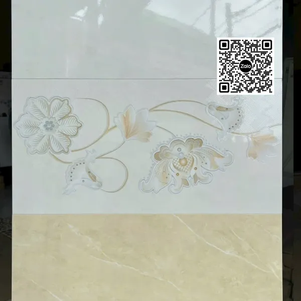 Gạch Men 30x60 Ốp Tường Giá Rẻ vàng vân trắng PH3607