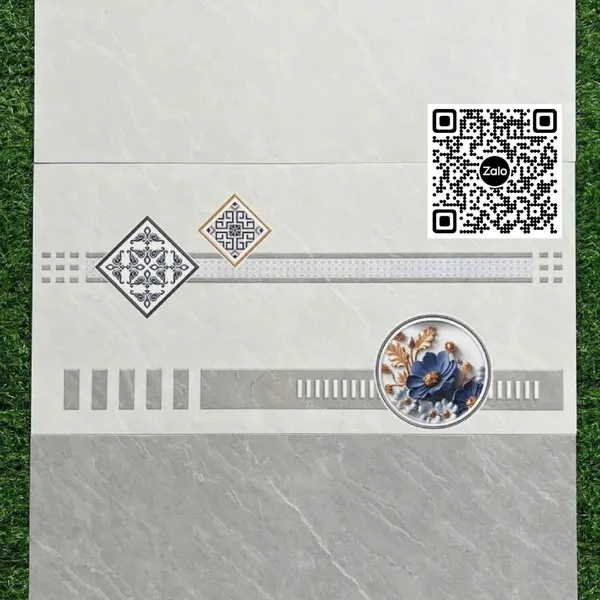 Gạch Men 30x60 Ốp Tường Giá Rẻ xám vân trắng KR388