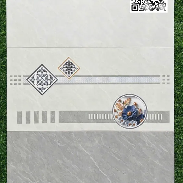 Gạch Men 30x60 Ốp Tường Giá Rẻ xám vân trắng KR388