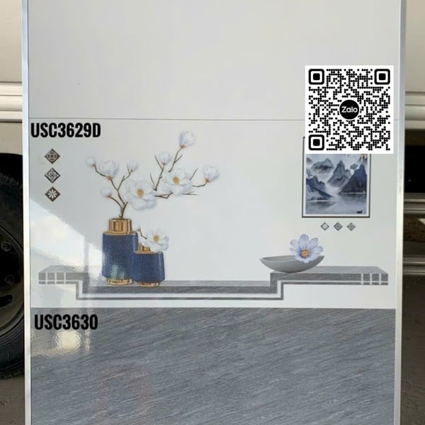 Gạch Men 30x60 Ốp Tường Giá Rẻ xám vân USC3629