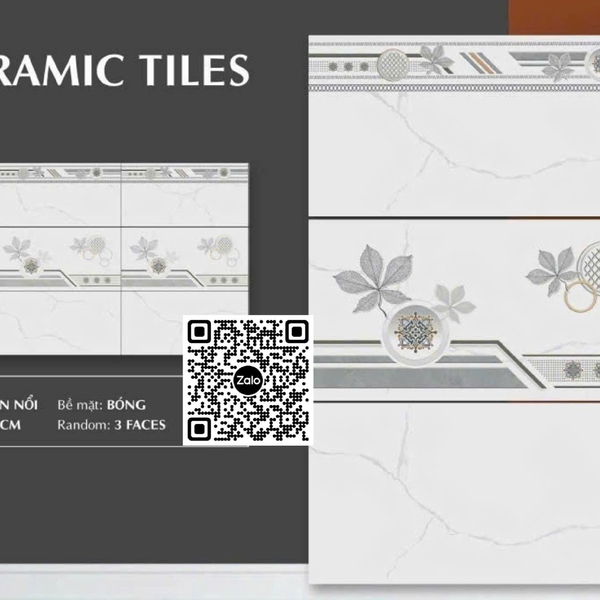 Gạch Men 30x60 Ốp Tường Giá Rẻ trắng vân khói S36059LR