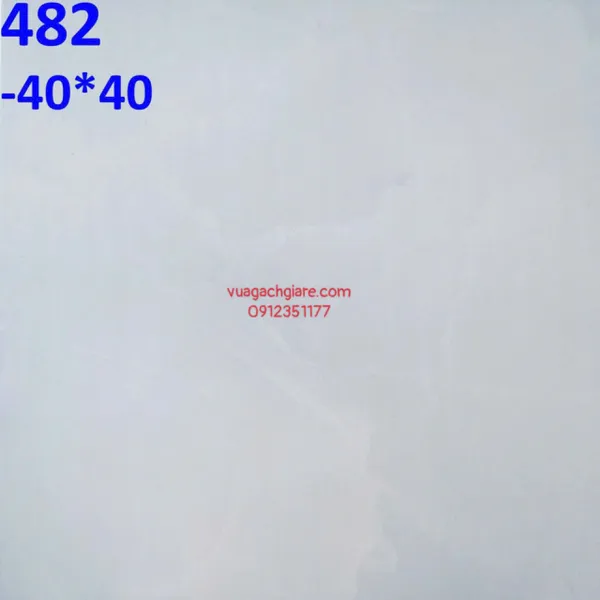 Gạch Men 40x40 Lát Nền Giá Rẻ trắng vân mây 482