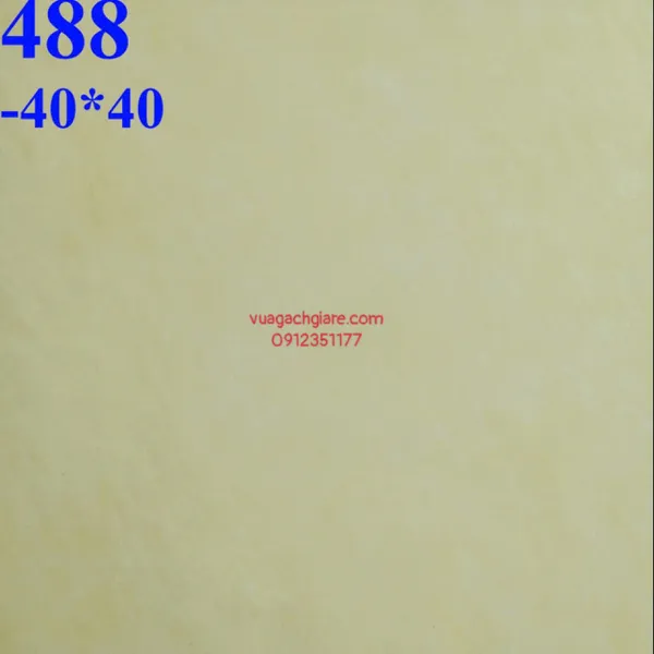 Gạch Men 40x40 Lát Nền Giá Rẻ kem vàng 488