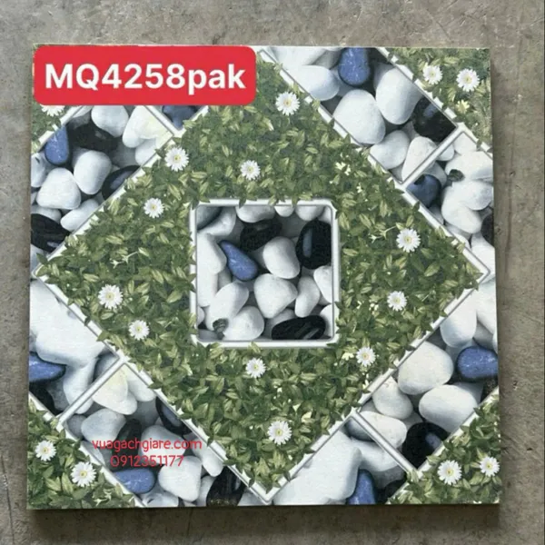 Gạch Men 40x40 Lát Sân Giá Rẻ PAK cỏ sỏi MQ4258SV