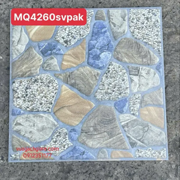 Gạch Men 40x40 Lát Sân Giá Rẻ PAK đá sỏi MQ4260SV