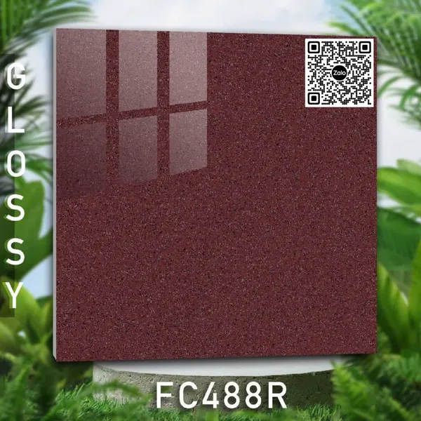 Gạch Men 40x40 Ốp Lát Giá Rẻ đỏ giả đá hoa cương FC488R
