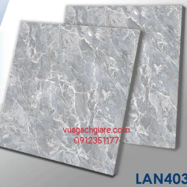 Gạch Men 40x40 Ốp Lát Giá Rẻ xám vân đá LAN403