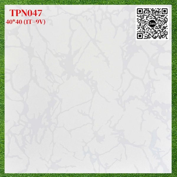 Gạch Men 40x40 Ốp Lát Giá Rẻ trắng vân khói TPN047