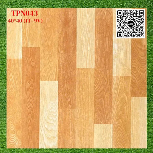 Gạch Men 40x40 Ốp Lát Giá Rẻ vân gỗ TPN043