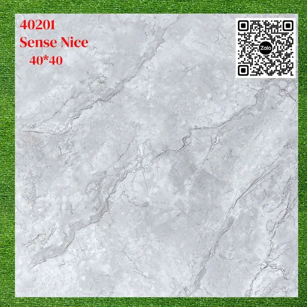 Gạch Men 40x40 Ốp Lát Giá Rẻ xám vân đá 40201