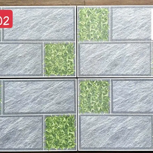 Gạch Men 40x60 Ốp Lát Giá Rẻ đá cỏ D2102