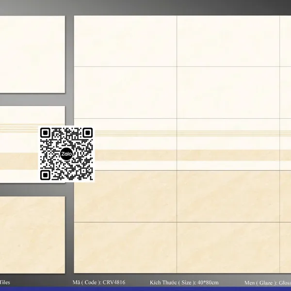 Gạch Men 40x80 Ốp Tường Giá Rẻ màu vàng CRV4816