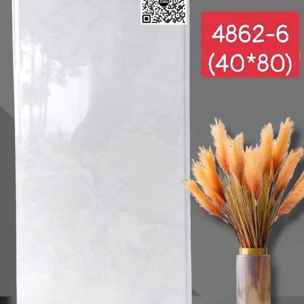 Gạch Men 40x80 Ốp Lát Trung Quốc trắng vân mây 4862 - 6