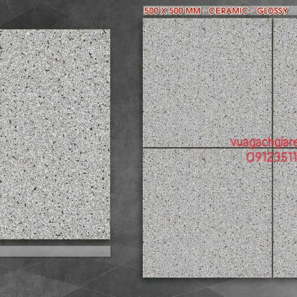Gạch Men 50x50 Lát Nền Giá Rẻ PAK giả đá hoa cương QH5016