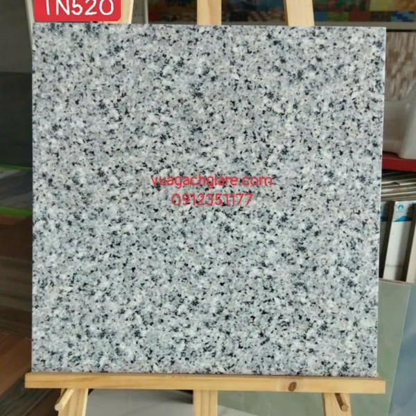 Gạch Men 50x50 Lát Nền TRUNG NGUYÊN giả đá hoa cương TN520
