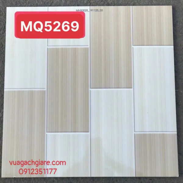 Gạch Men 50x50 Lát Nền Giá Rẻ PAK vân gỗ MQ5269