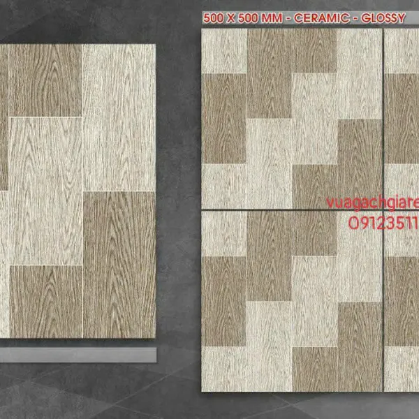 Gạch Men 50x50 Lát Nền Giá Rẻ PAK vân gỗ QH5029