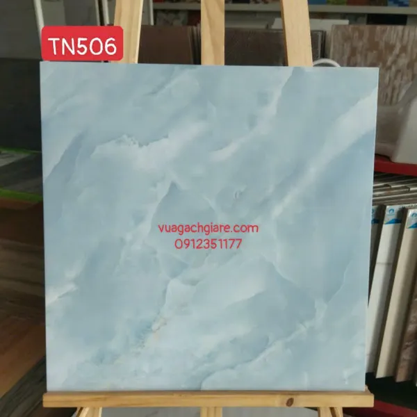 Gạch Men 50x50 Lát Nền TRUNG NGUYÊN xanh dương TN506