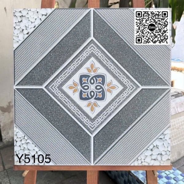 Gạch Men Mờ 50x50 Ốp Lát Sân Vườn Giá Rẻ đá sỏi Y5105