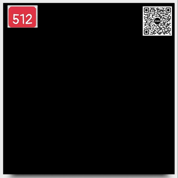 Gạch Men 50x50 Ốp Lát Trang Trí Giá Rẻ đen trơn 512