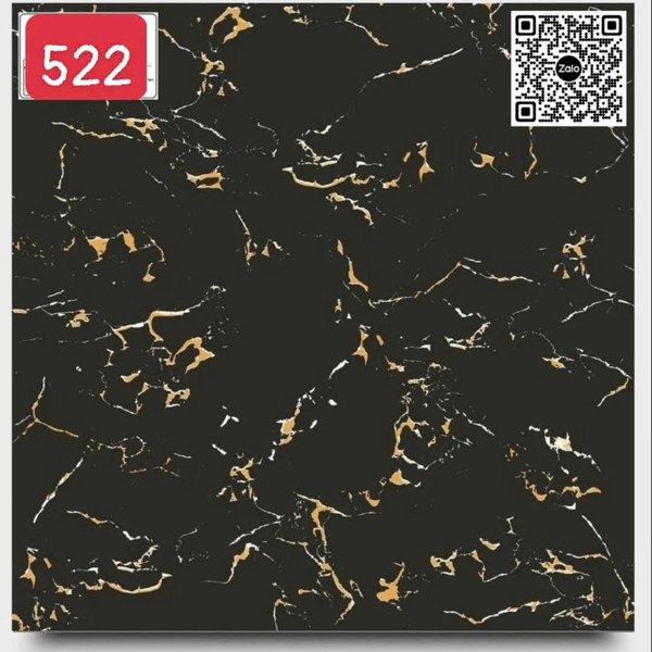 Gạch Men 50x50 Ốp Lát Trang Trí Giá Rẻ đen vân cam 522