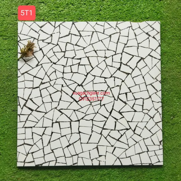 Gạch Men 50x50 Lát Nền Giá Rẻ vân đá 5T1