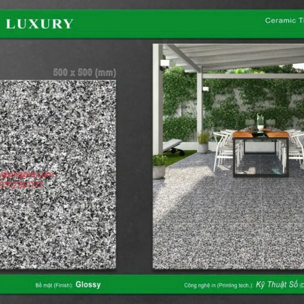 Gạch Men 50x50 Lát Nền Luxury Giá Rẻ giá đá hoa cương 5007