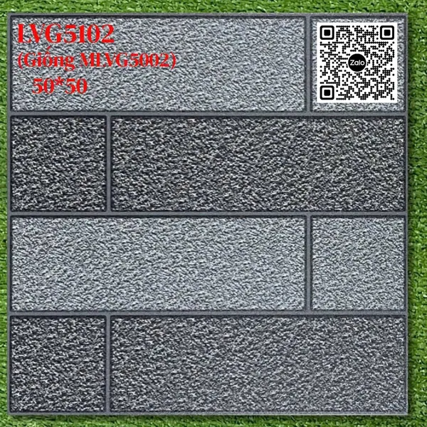 Gạch Men 50x50 Ốp Lát Sân Vườn Giá Rẻ màu xám LVG5102