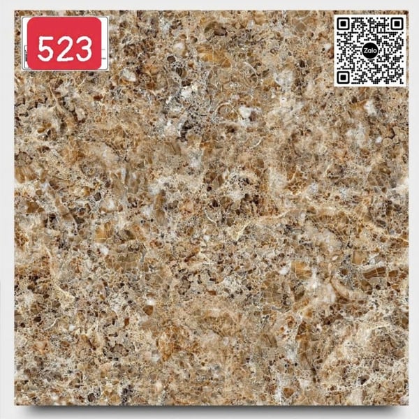 Gạch Men 50x50 Ốp Lát Trang Trí Giá Rẻ nâu vân đá 523